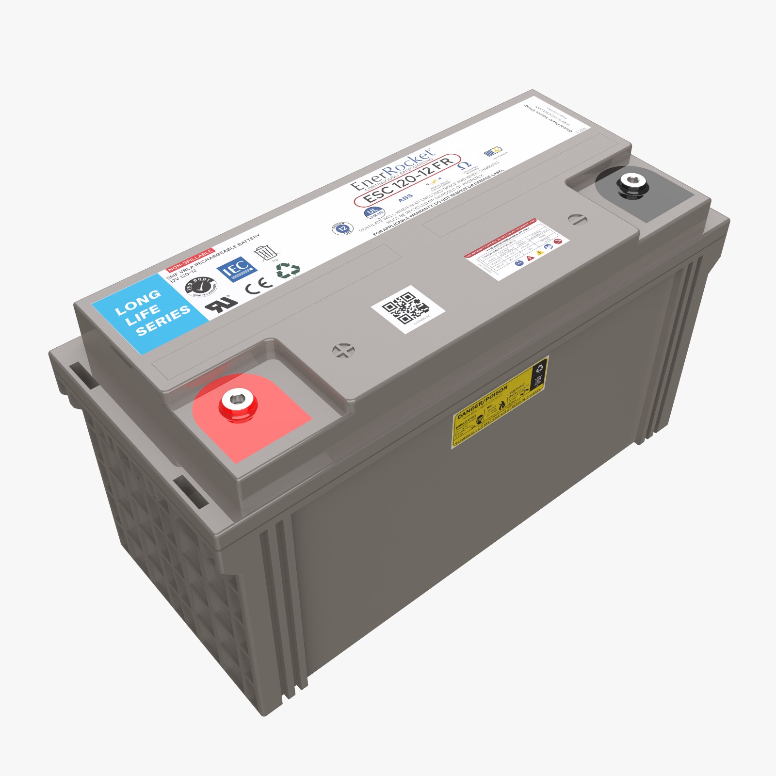 EnerRocket ESC Series - Long Life AGM VRLA Batteries